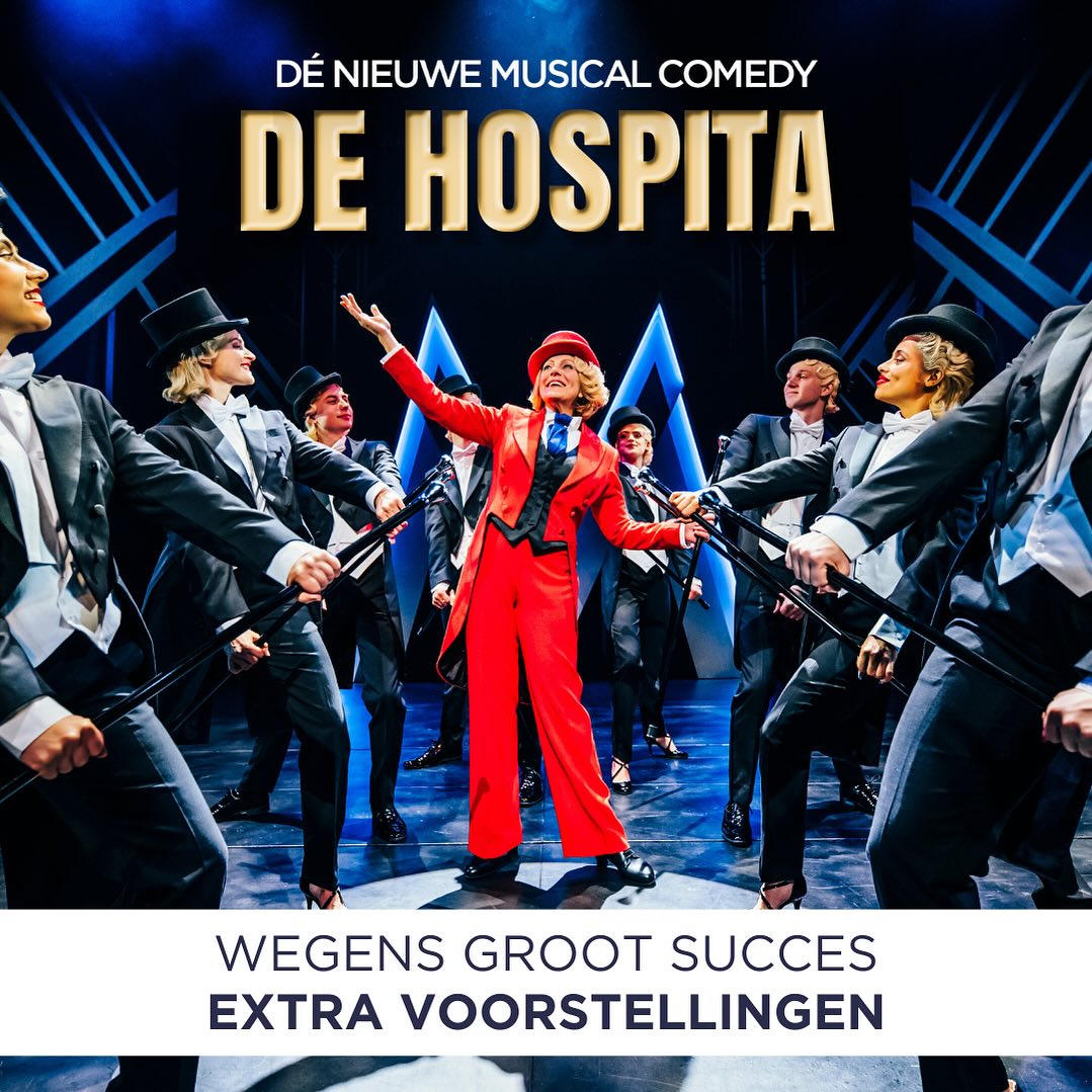 De hospita musical wegens succes verlengd nu extra voorstellingen te koop